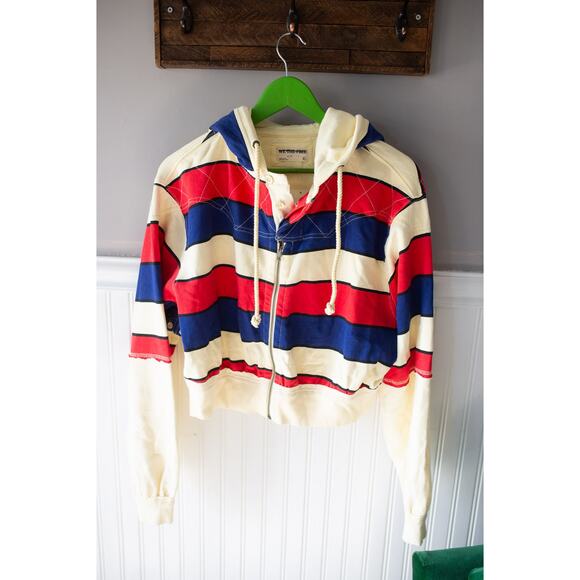 Free People We The Free Ry Zip Thru Hoodie XS NEW - Picture 3 of 5